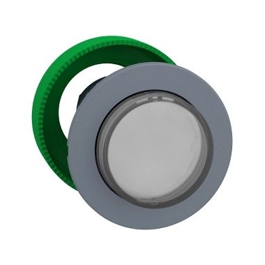 SCHNEIDER ZB5FWCUST02 Harmony panelbe süllyesztett műanyag világító nyomógomb fej, Ø30, visszatérő, személyre szabott