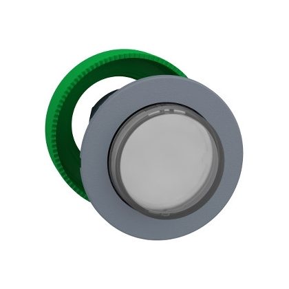   SCHNEIDER ZB5FWCUST02 Harmony panelbe süllyesztett műanyag világító nyomógomb fej, Ø30, visszatérő, személyre szabott