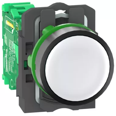 SCHNEIDER ZB5RTA1 ZB5R rádiófrekvenciás nyomógomb fej fehér