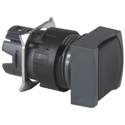 SCHNEIDER ZB6CA2 Nyomógombfej négyzetes, fekete