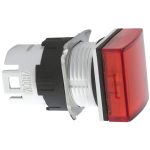 SCHNEIDER ZB6CV4 Jelzőlámpa fej négyzetes piros