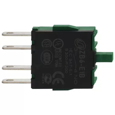 SCHNEIDER ZB6E2B Érintkezőblokk 1 NC, ezüstözött