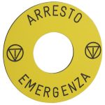 SCHNEIDER ZB6Y7630 címke nyomógombhoz