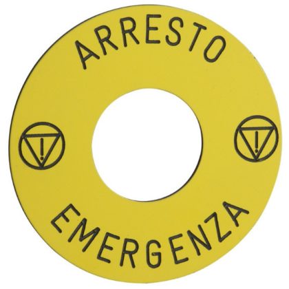 SCHNEIDER ZB6Y7630 címke nyomógombhoz