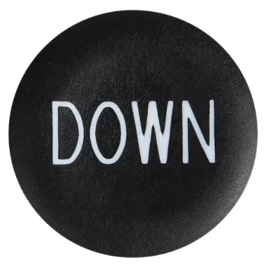 SCHNEIDER ZBA344 Jelölt fedőlap nyomógombhoz, zöld