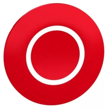 SCHNEIDER ZBA7432 Jelölt fedőlapka nyomógombhoz