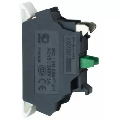   SCHNEIDER ZBE1015 Egyes kapcsoló egység 1NO rugó végződéssel