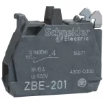 SCHNEIDER ZBE1016P Érintkezőblokk, 1N/O