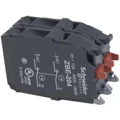 SCHNEIDER ZBE204 Érintkezőblokk, 2N/C