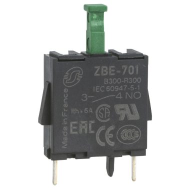 SCHNEIDER ZBE701 Érintkezőblokk, nyomtatott áramkörhöz 1N/O