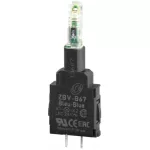   SCHNEIDER ZBVB37 LED-es jelzőlámpa érintkező blokk, zöld 24V