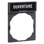 SCHNEIDER ZBY2113 Felirati címke OUVERTURE