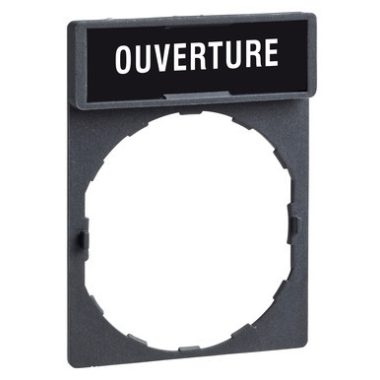 SCHNEIDER ZBY2113 Felirati címke OUVERTURE