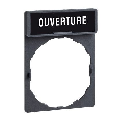 SCHNEIDER ZBY2113 Felirati címke OUVERTURE