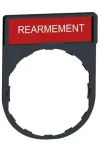 SCHNEIDER ZBY2123 Felirati címke REARMEMENT