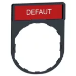 SCHNEIDER ZBY2135 Felirati címke DEFAUT