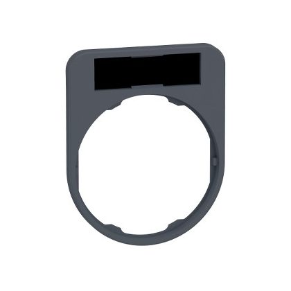   SCHNEIDER ZBY21CUST01 Harmony címketartó 30x40 mm, Ø22 készülékekhez, 8x27 mm felirati címkével, személyre szabott