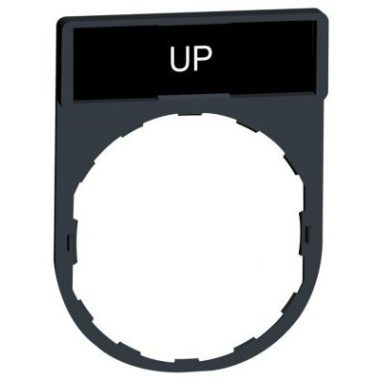 SCHNEIDER ZBY2307 Címketartó címkével "UP"