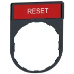 SCHNEIDER ZBY2323 Felirati címke. RESET