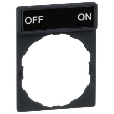 SCHNEIDER ZBY2367 Címketartó címkével