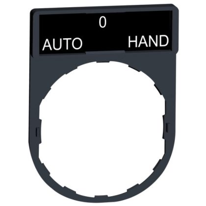 SCHNEIDER ZBY2385 Címketartó címkével "AUTO-HAND"