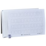 SCHNEIDER ZBY5100 Címke matrica lap 40db 18x27mm