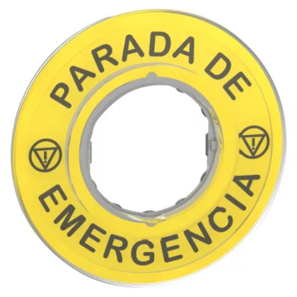 SCHNEIDER ZBY9420 3D felirati címke PARADA DE EMERGENCIA