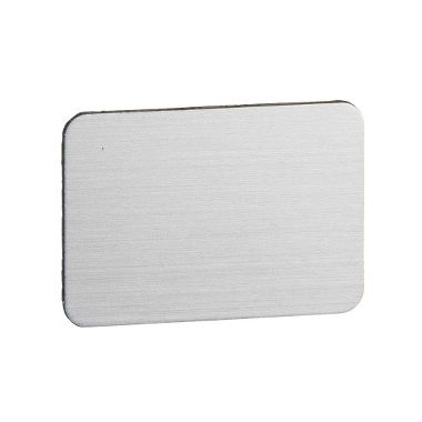 SCHNEIDER ZBYD06102 Harmony öntapadós felirati címke, 19x27 mm, XALG tokozathoz, felirat nélkül, szürke