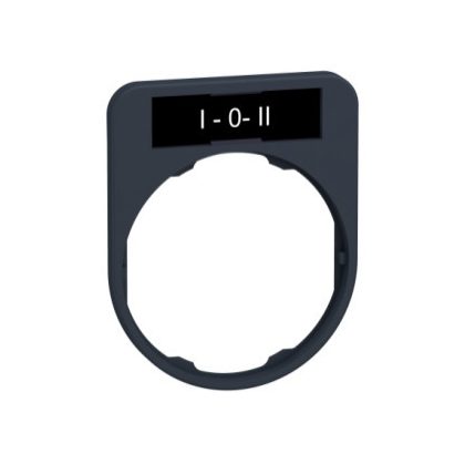   SCHNEIDER ZBYF2186 Harmony címketartó, 40x50 mm, Ø30 süllyesztett készülékhez, 8x27 címkéhez, I-O-II