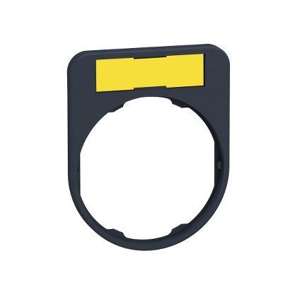   SCHNEIDER ZBYF4101 Harmony címketartó, 40x50 mm, Ø30 süllyesztett készülékhez, 8x27 címkéhez, fehér/sárga