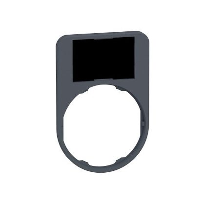   SCHNEIDER ZBYF6101 Harmony címketartó, 50x60 mm, Ø30 süllyesztett készülékhez, 18x27 címkéhez, felirat nélkül, fekete/piros