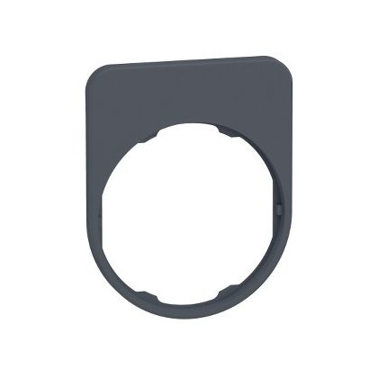   SCHNEIDER ZBYFP2101C0 Harmony felirati tábla, 40x50 mm, műanyag, Ø30 süllyesztett készülékhez, felirat nélkül, szürke perem