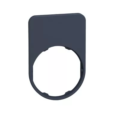 SCHNEIDER ZBYFP6101 Harmony felirati tábla, 40x60 mm, műanyag, Ø30 süllyesztett készülékhez, felirat nélkül