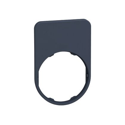   SCHNEIDER ZBYFP6101 Harmony felirati tábla, 40x60 mm, műanyag, Ø30 süllyesztett készülékhez, felirat nélkül