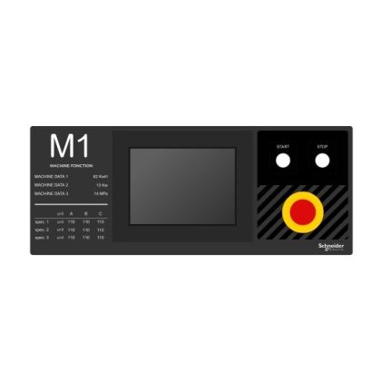   SCHNEIDER ZBYLEG502001 Harmony kezelőpanel maszk, 500x200mm, sablon