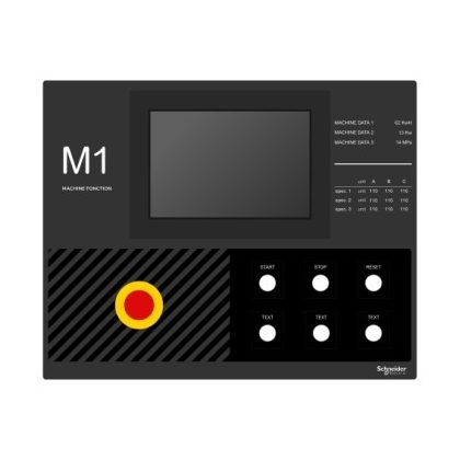   SCHNEIDER ZBYLEG504001 Harmony kezelőpanel maszk, 500x400mm, sablon