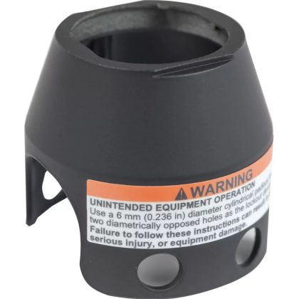 SCHNEIDER ZBZ1602 Fémvédő vészgombhoz, fekete