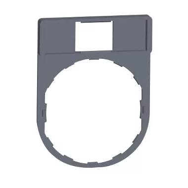 SCHNEIDER ZBZ32CUST01 Harmony címketartó 30x40 mm, Ø22 készülékekhez, 8x27 mm felirati címke nélkül, személyre szabott