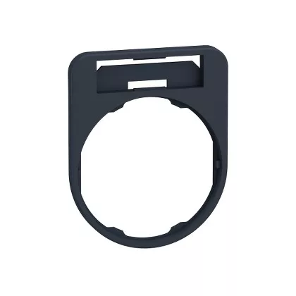   SCHNEIDER ZBZF32 Harmony címketartó 40x50 mm, Ø30 süllyesztett készülékekhez, 8x27 mm felirati címke nélkül