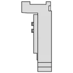 SCHNEIDER ZCKJ02 KAPCS.FEJ XCK-HOZ 2*1Z+1NY
