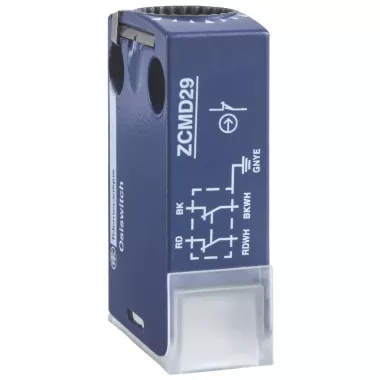 SCHNEIDER ZCMD21M12 Miniatűr kapcsolóaljzat, 1P, váltóérintkező, független működésű, 4-tűs