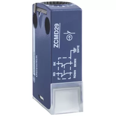 SCHNEIDER ZCMD41L5 Végálláskapcsoló test, fém 2NC 2NO 5M