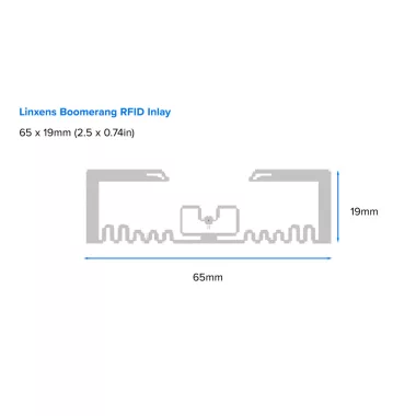 ZEBRA SAMPLE17422R Linxens Boomerang RFID Inlay