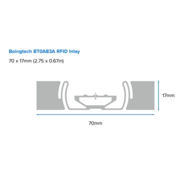 ZEBRA SAMPLE17650R Boingtech BT0A83A RFID Inlay