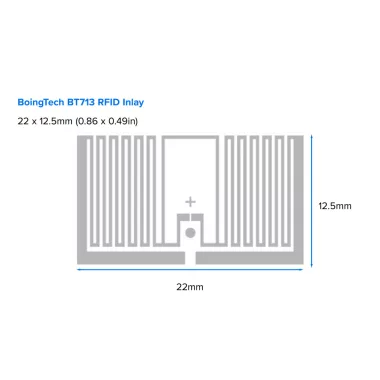 ZEBRA ZIPRD3016013 Boingtech BT713 Inlay RFID Label ZEBRA ZIPRD3016013 Boingtech BT713 Inlay RFID Label