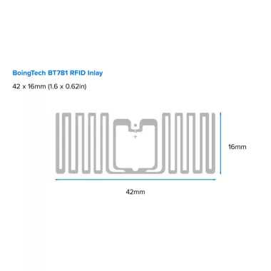 ZEBRA ZIPRD3016344 Boingtech BT781 Inlay RFID Label ZEBRA ZIPRD3016344 Boingtech BT781 Inlay RFID Label