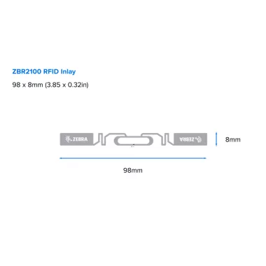 ZEBRA ZIPRD3017411 Zebra ZBR2100 RFID Inlay