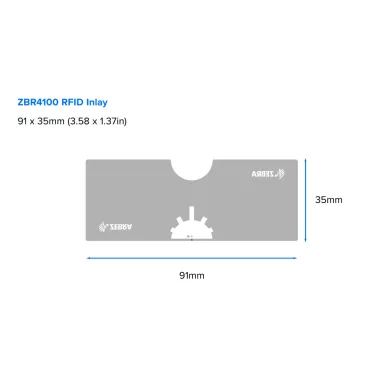 ZEBRA ZIPRD3017427 Zebra ZBR4100 RFID Inlay