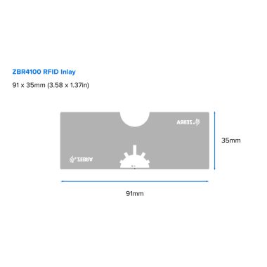 ZEBRA ZIPRD3017427 Zebra ZBR4100 RFID Inlay