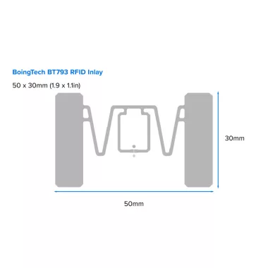 ZEBRA ZIPRM3016391 Boingtech BT793 Inlay RFID Label ZEBRA ZIPRM3016391 Boingtech BT793 Inlay RFID Label